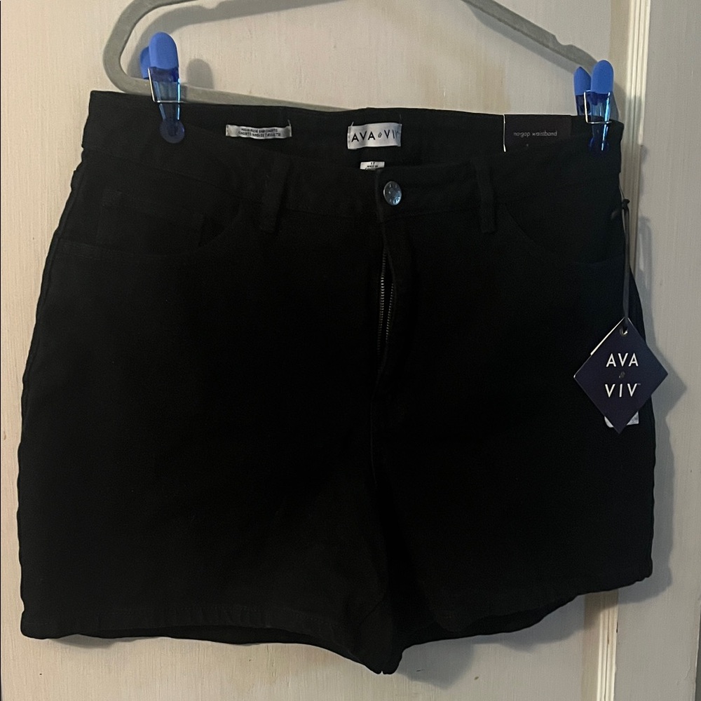 Ava & Viv Black Women's Jean Shorts